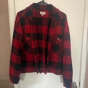 Brixton Womens Red Flannel